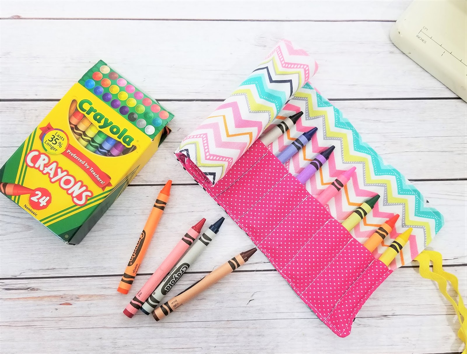 Fabric Crayon Holder and Roll Tutorial Sew Simple Home