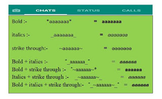 whatsapp chat text style