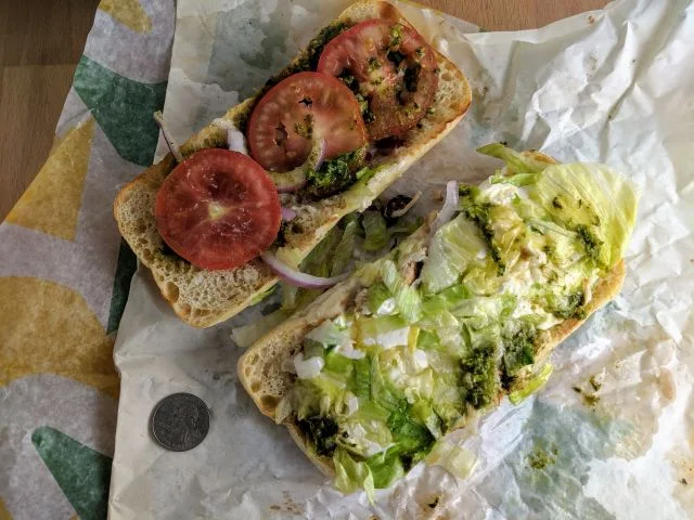 Subway has fresh baked Ciabatta bread!