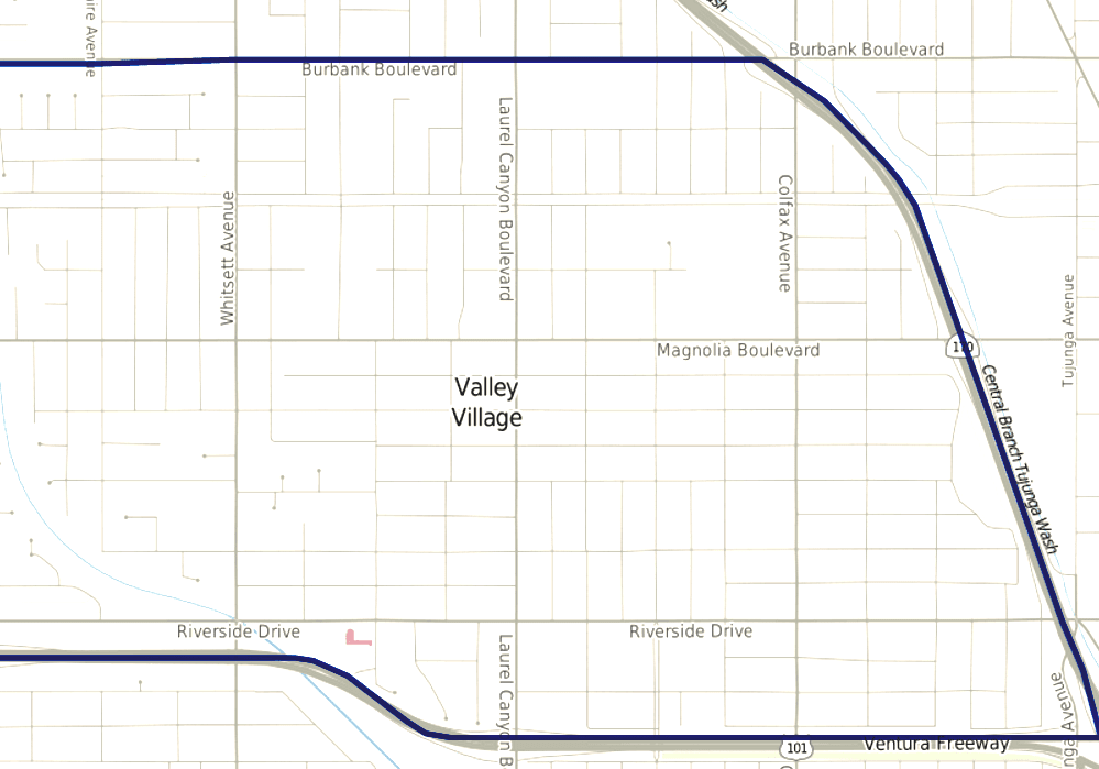 Valley Village, Los Angeles Valley Village California