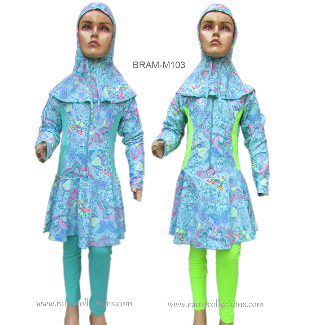 Rainy Collections Baju  Renang Anak  Muslim Size SD Aneka  Motif