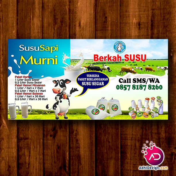 Jasa Desain Flyer Banner Berkah Susu Murni Jasa Desain Grafis Di Bekasi Termurah 081287211184 Anto