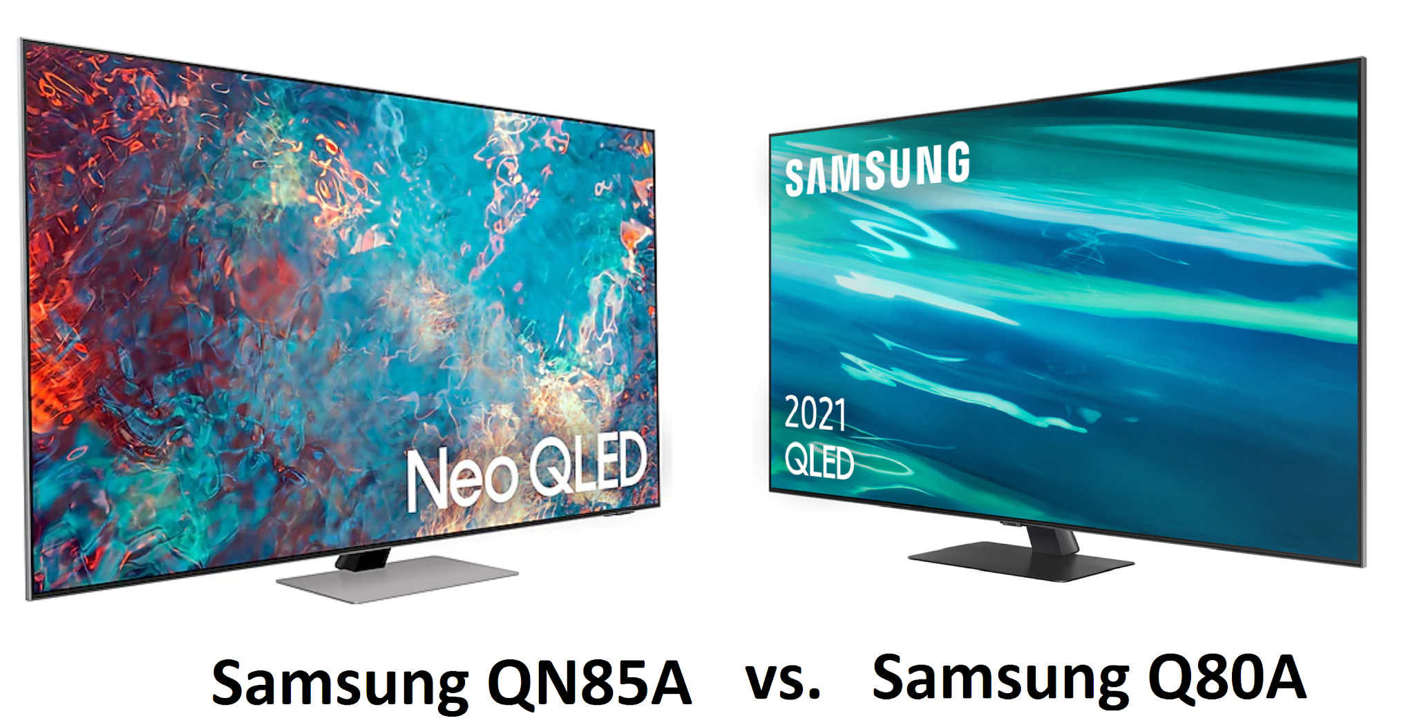 Comparativa Samsung QN85A vs Q80A Analisis TV LED
