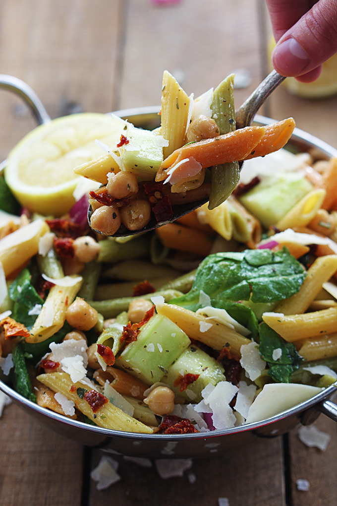 history antonella Greek Pasta Salad