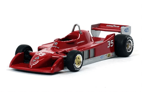 Alfa Romeo 177 1979 Bruno Giacomelli 1:43 Formula 1 auto collection panini
