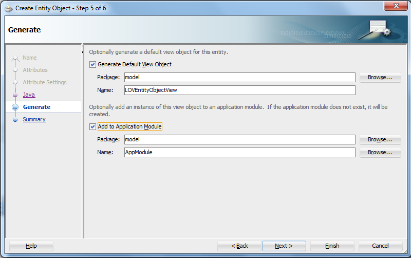 Learning SOA: Create an LOV in ADF
