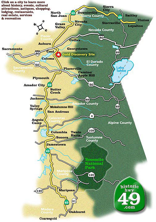 Our Californian Tour: Gold Country - Première partie