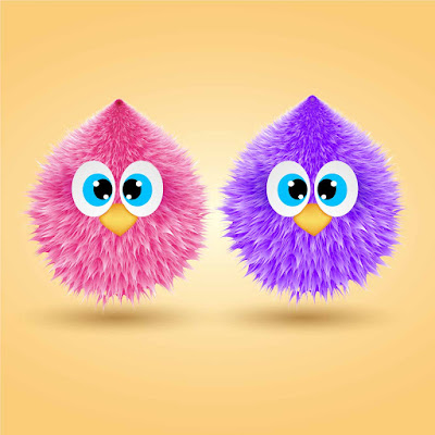 cute cartoon realistic fur in illustrator - free download eps