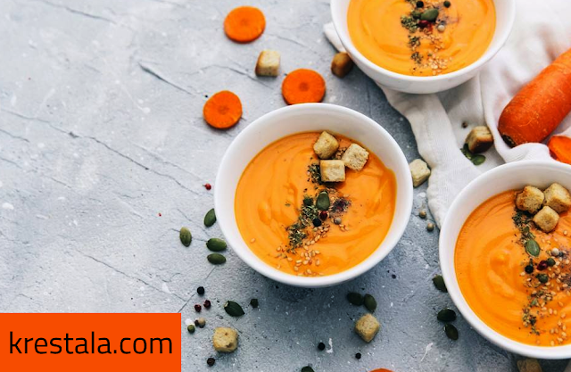 شوربة القرع بالجزر لزيادة مناعة الجسم