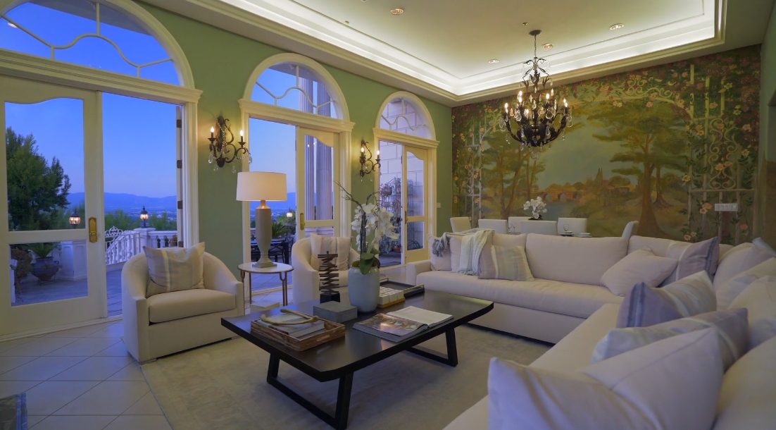 59 Interior Design Photos vs. Tour 3431 Caribeth Dr, Encino, CA Luxury Mansion