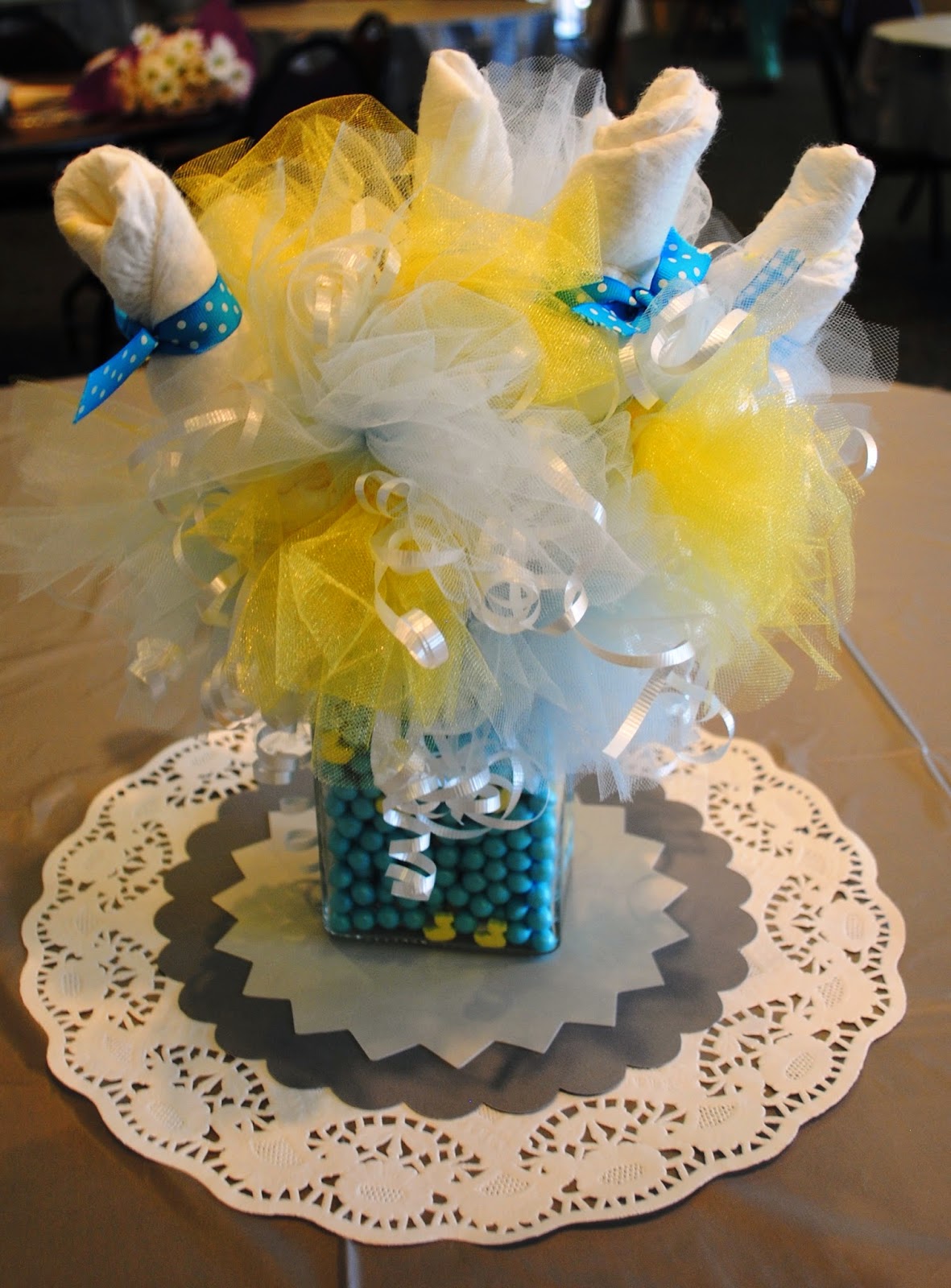 Baby Shower Flower Vases Baby Shower Vases and Party Ideas Bow