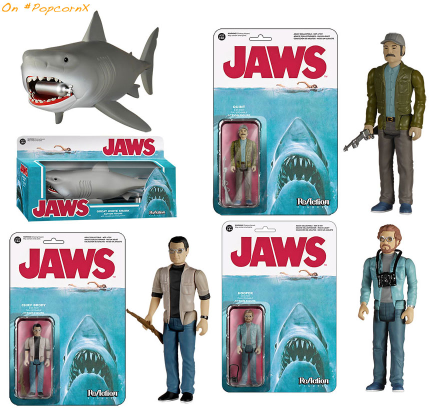 Jaws ReAction Toy Figures from Funko (Available in July)
