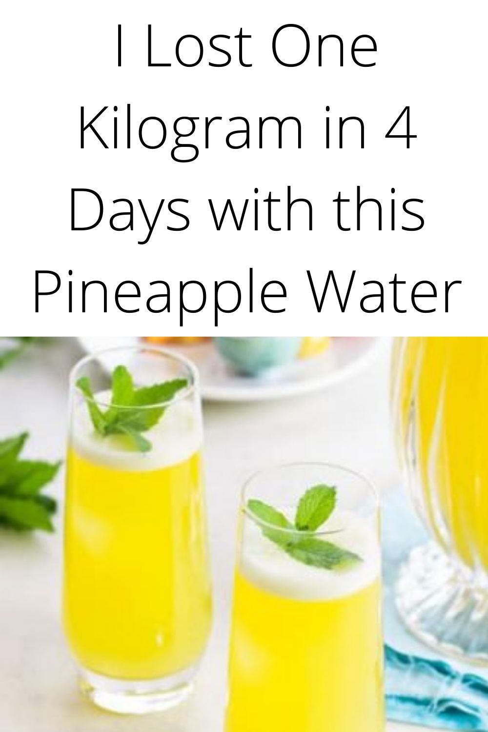 How To Lose Weight By Just Drinking Water With Pineapple .Hello Healthy.