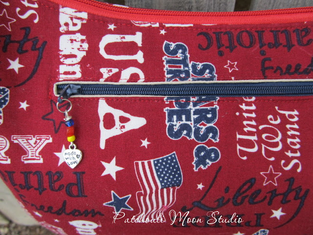 Patchouli Moon Studio~ Happy Hobo in Patriotic Fabric