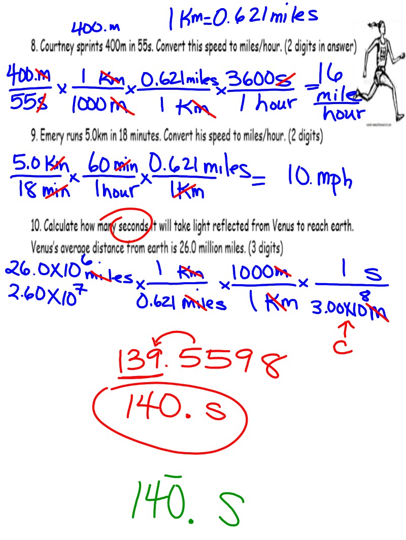 Chemistry Honors Went over More Dimensional Analysis WS; Notes on