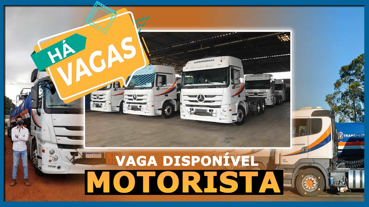 vaga para motorista