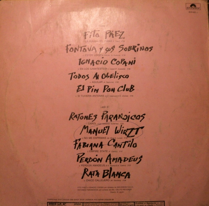 La mejor musica; la ochentosa! COMPILADOS DE ROCK & POP ARGENTINO