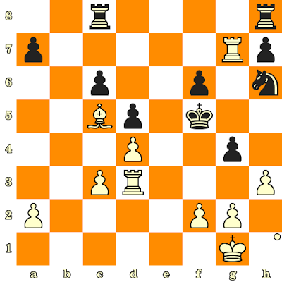 Les Blancs jouent et matent en 3 coups - Stuart Hutchings vs A Gouder, Skopje, 1972