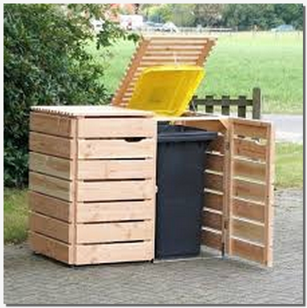 How To Build A Outdoor Trash Can Storage, Outdoor Trash Bin Storage Cabinet