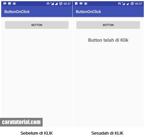 Demo App Button onCLick Android Studio
