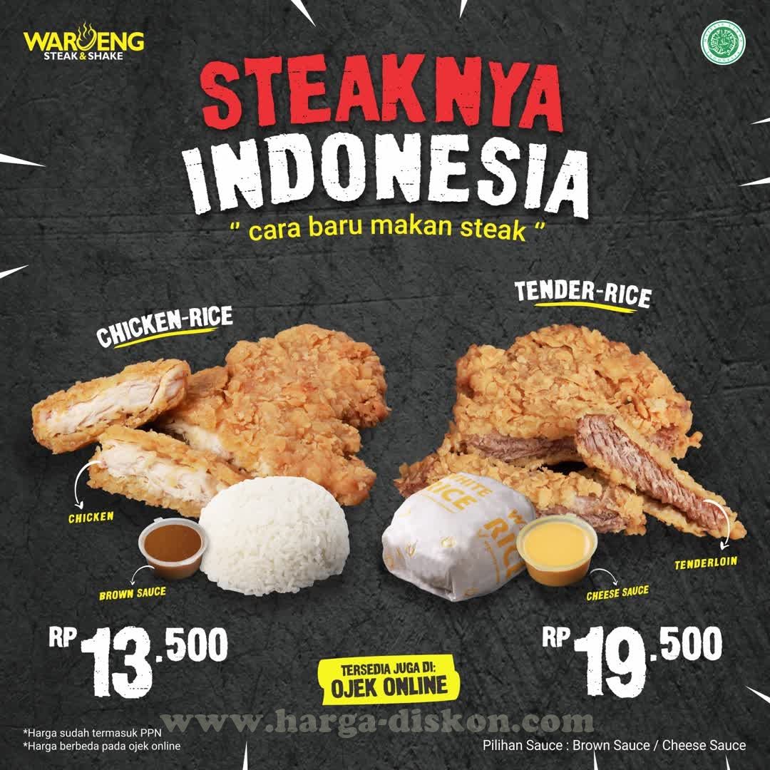 Waroeng Steak And Shake Harga Terbaru