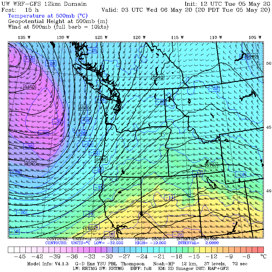 Cliff Mass Weather Blog Lightning in the Cascade Foothills and Snow in
