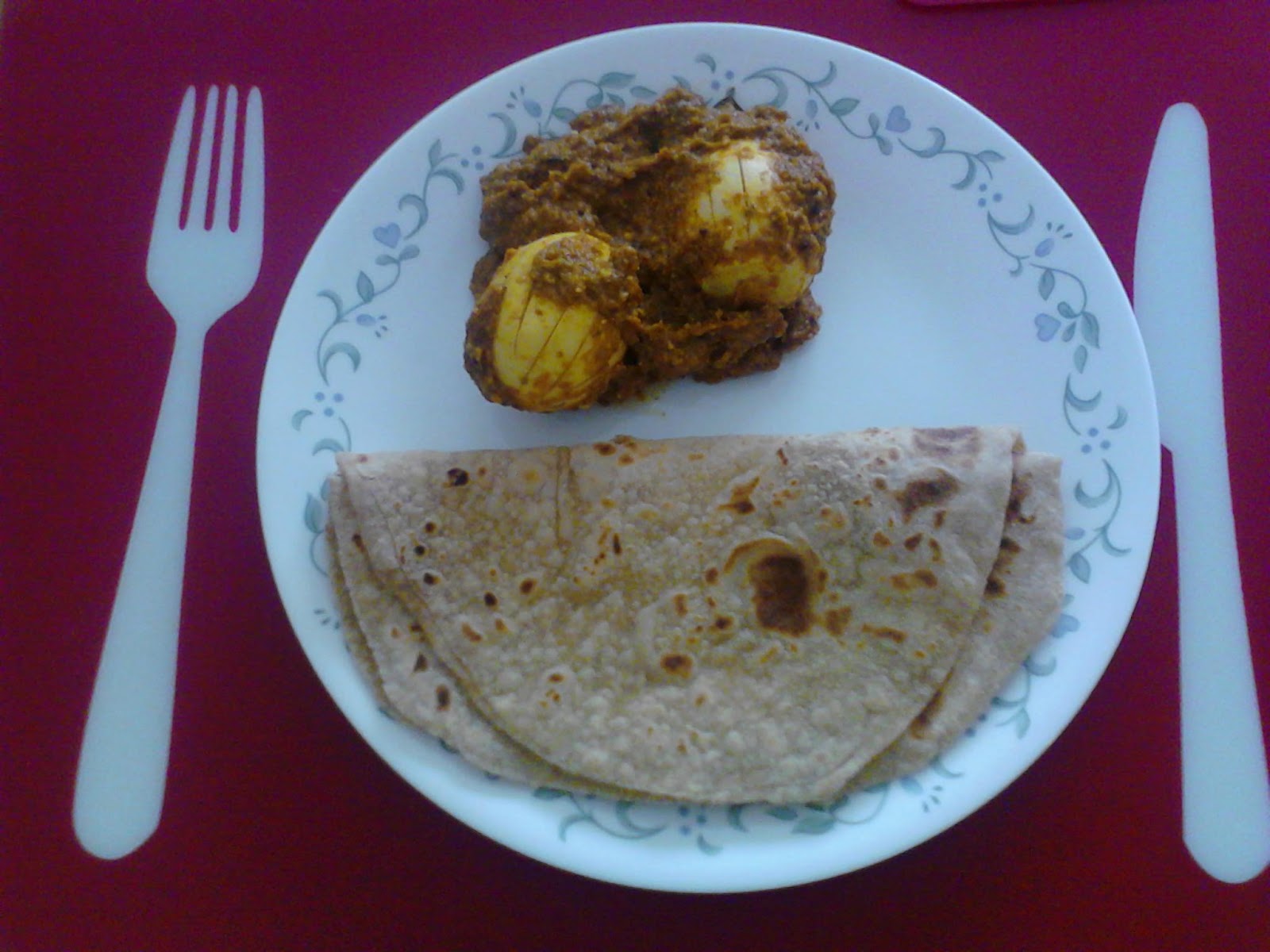 Indian Cooking Recipes Chapati Egg Masala