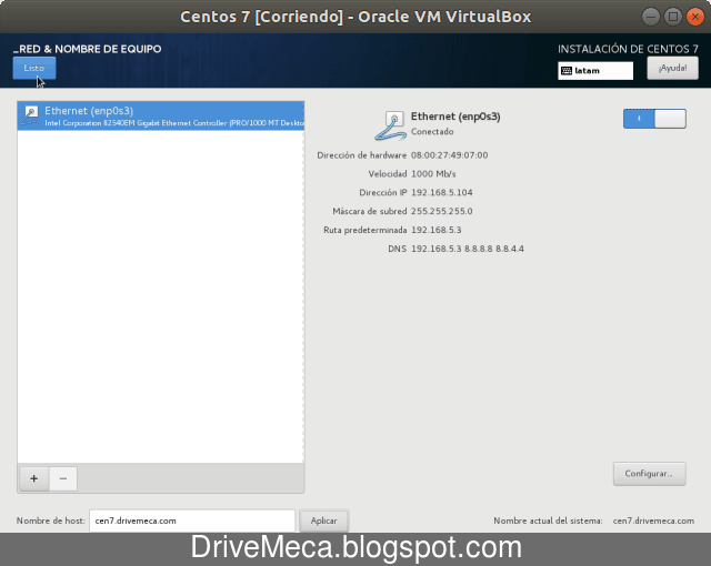 Activamos la tarjeta via DHCP y nos devolvemos