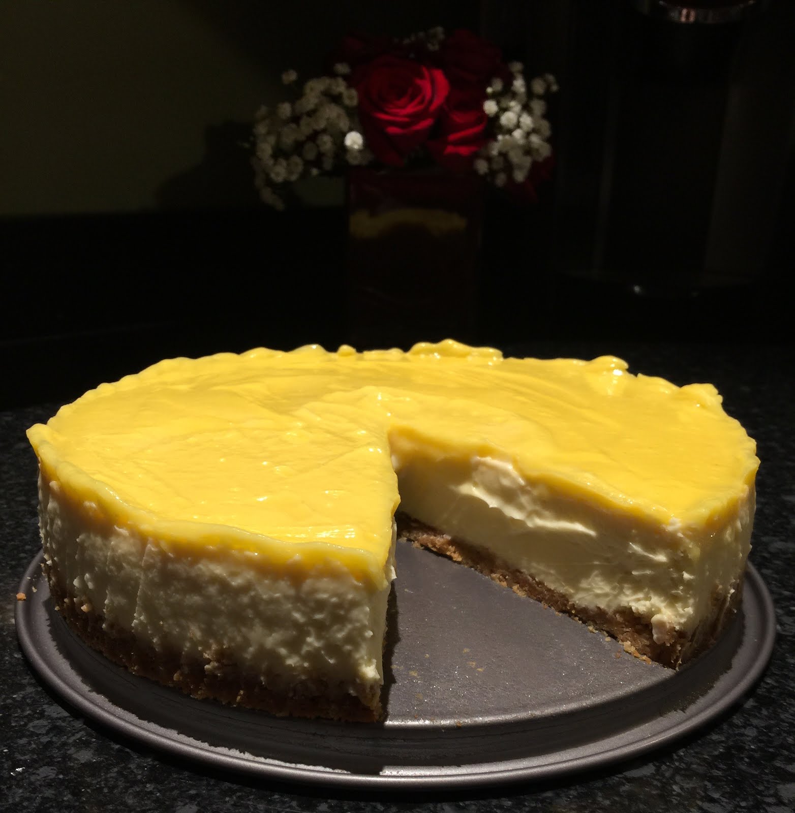 Chicken Scratch Kitchen Lemon Chevre Cheesecake