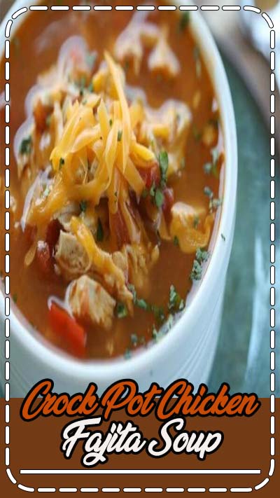 Crock Pot Chicken Fajita Soup is easy to make and tasty. The entire family will enjoy this Low Carb Crock Pot Chicken Fajita Soup recipe. You must try it!