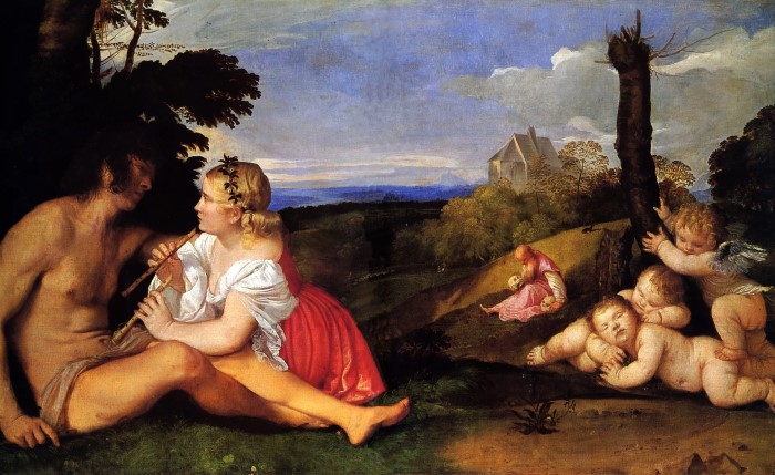 Три возраста мужчины. 1512г. Тициан The Three Ages of Man