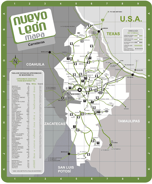 Nuevo León MAPAS DE NUEVO LEON