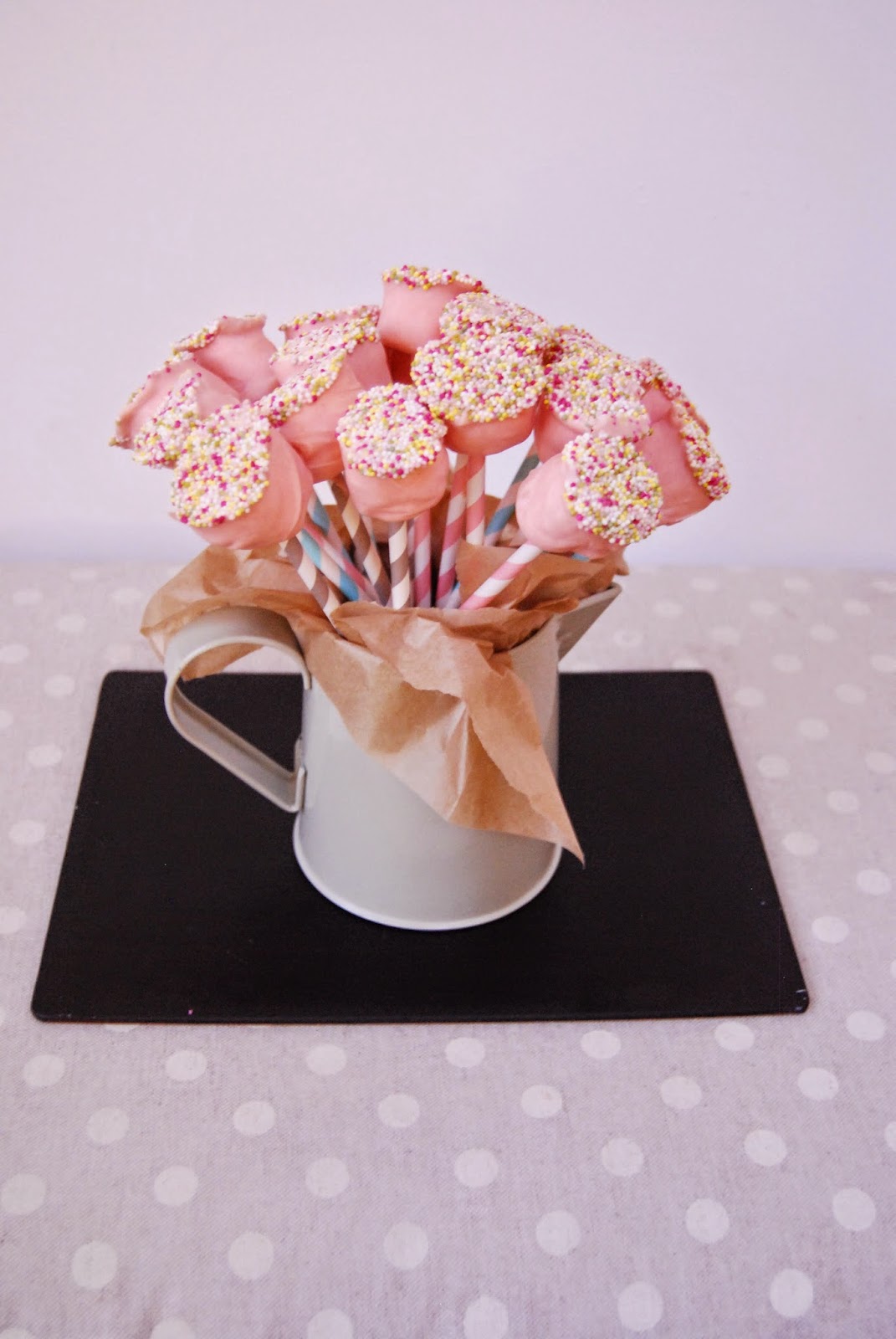Valentine's Marshmallow Lollies Perfect For Sharing Brick Dust