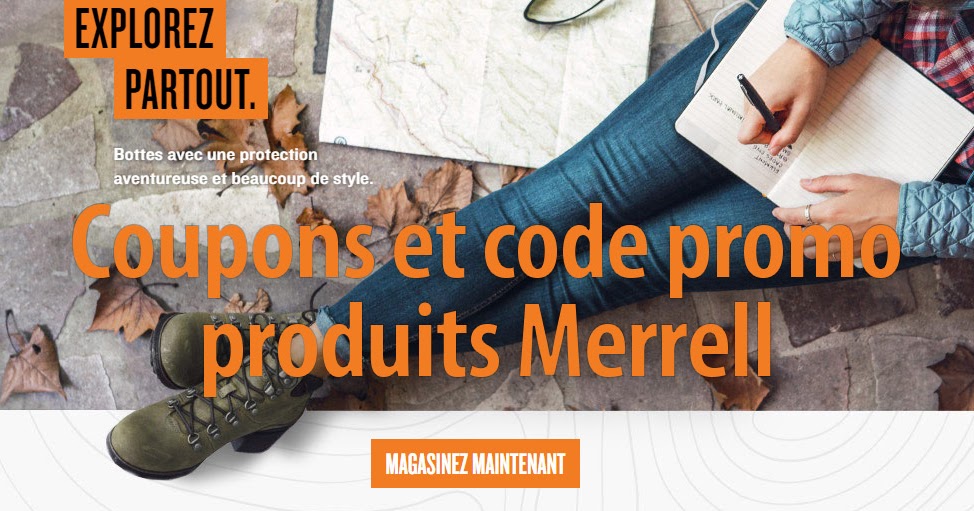 Code promo Merrell Canada Coupons au Québec