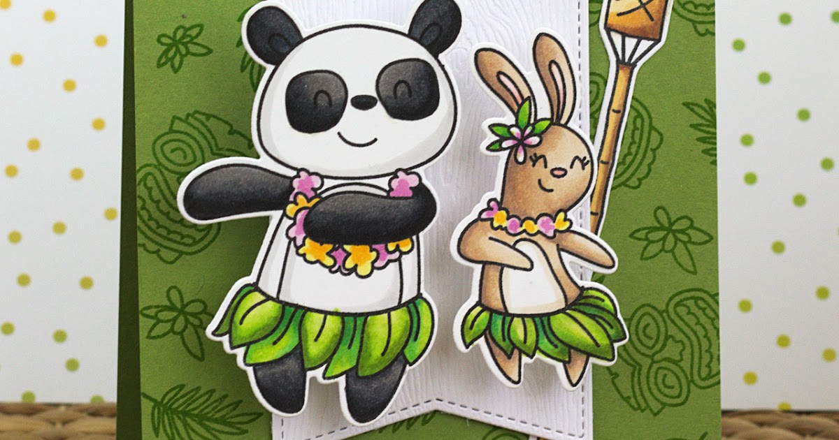 My paper journey Luau Party AE card