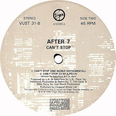 The Soul Vendor: After 7 - Can't Stop 1990