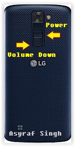 Hard Reset Android LG K8
