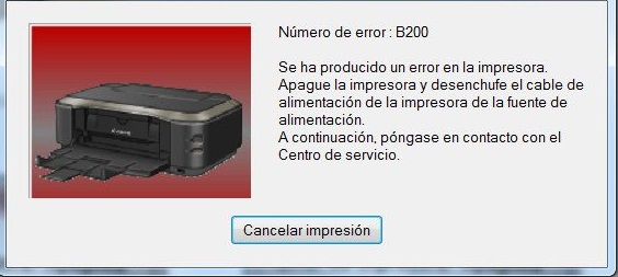 Solucionar El Error B200 Impresora Canon MG2410