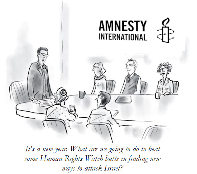 Cartoon of the Day Friendly competition between HRW and Amnesty