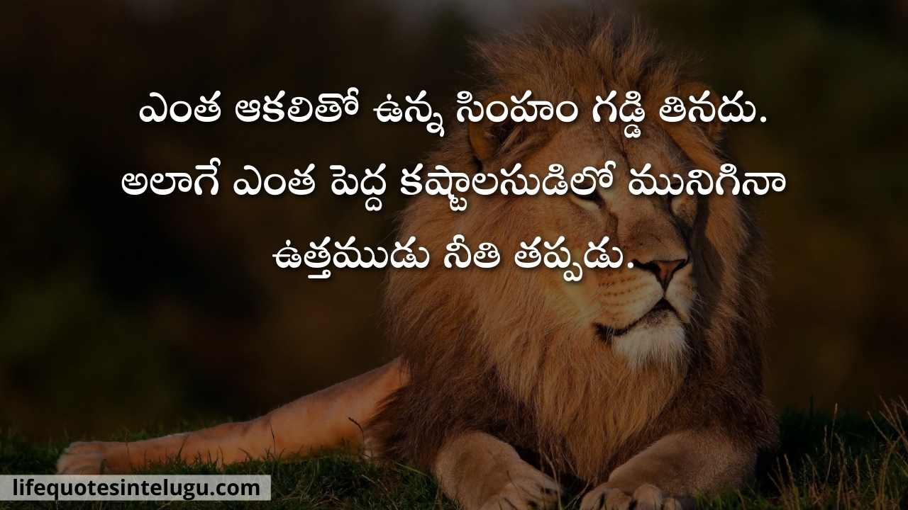 Motivational Quotes In Telugu