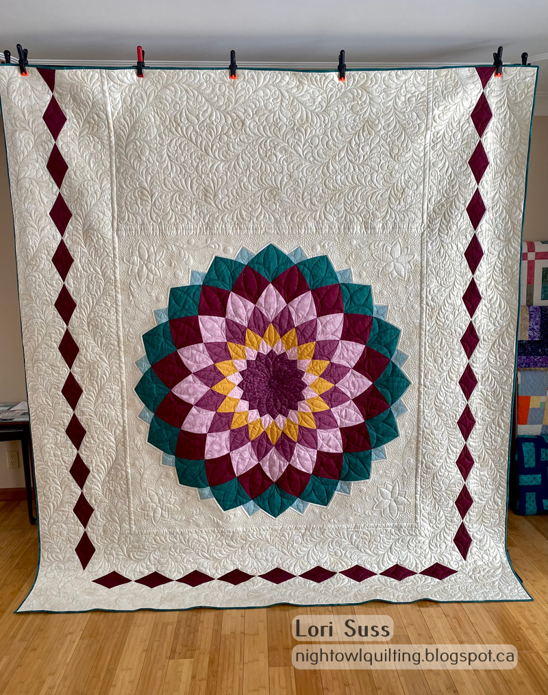 Night Owl Quilting & Dye Works Giant Dahlia for Kyla