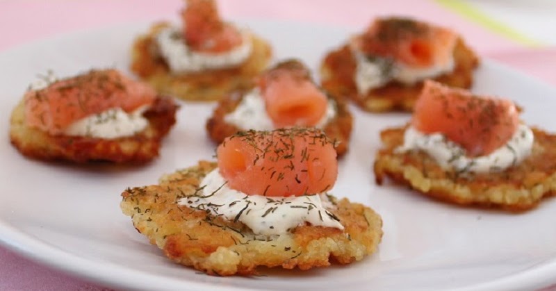 REZEPT: KARTOFFELPUFFER MIT LACHS