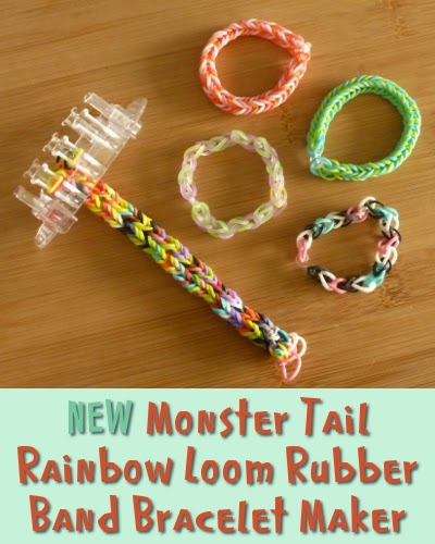 Hooked on the New Monster Tail Rainbow Loom