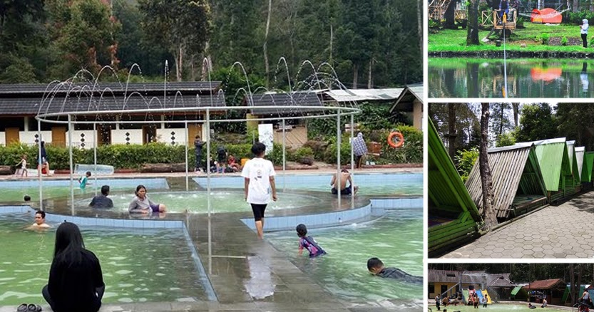 Pemandian Air Panas Cimanggu Sajikan Spot Baru di Tengah Kolam