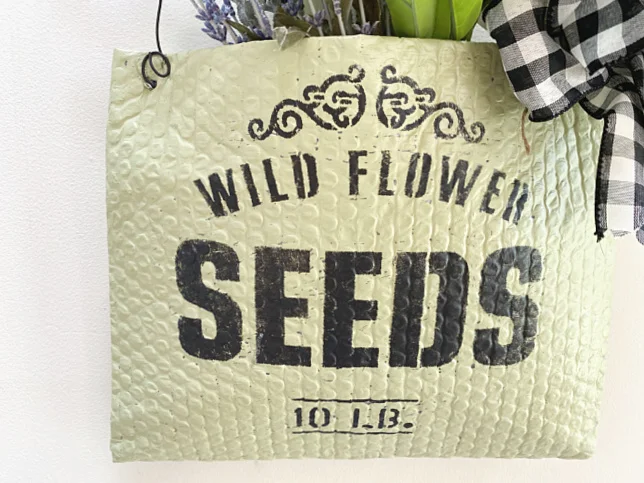 Wild flower seed bag