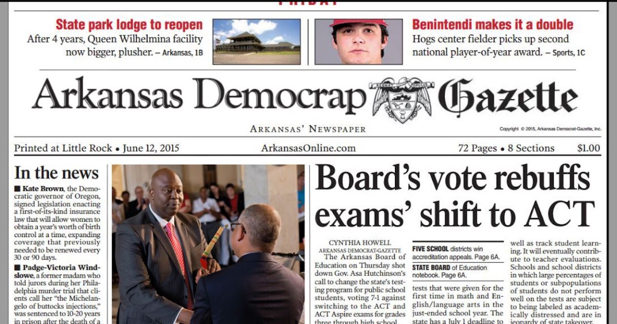 Bad Government In Arkansas ARKANSAS DEMOCRATGAZETTE 10 MONTHS TOO