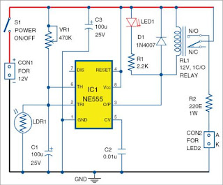 Automatic Anchor Light Circuit Diagram