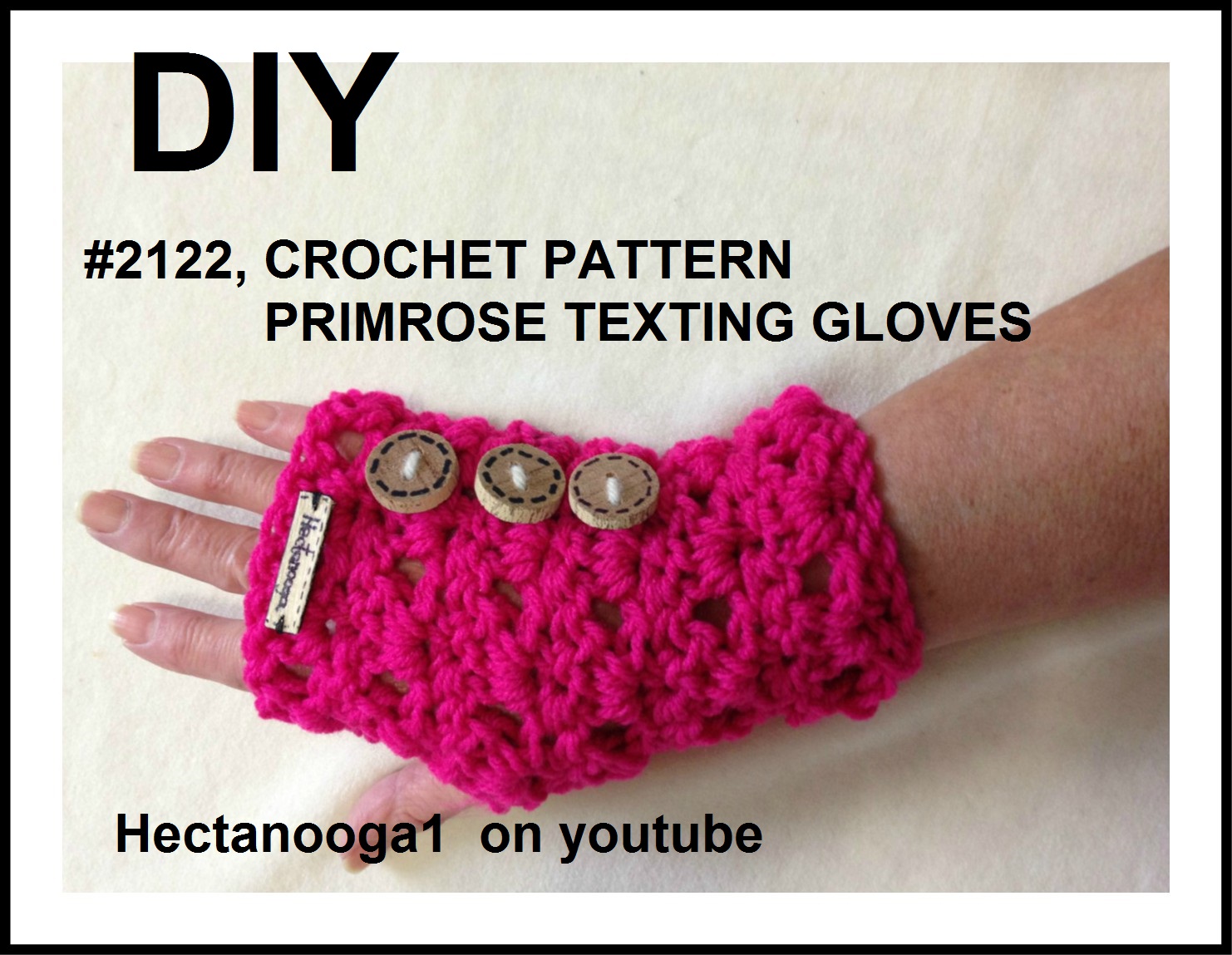 HECTANOOGA PATTERNS FREE CROCHET PATTERN Primrose Texting Gloves (Fingerless Gloves)