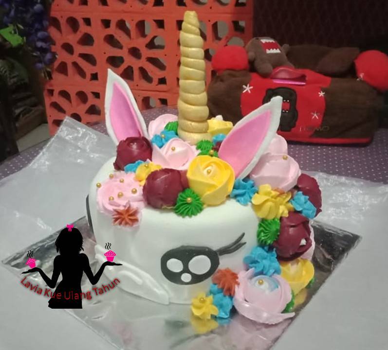 Gambar Kue Ulang Tahun Motif Bunga GAMBAR BUNGA