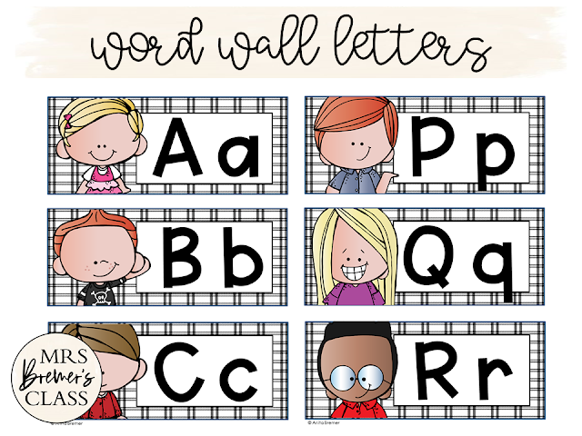 This pack contains alphabet letter cards, a Word Wall bulletin board header, and editable word template cards to type in whatever words you like! The alphabet cards feature Melonheadz Kidlettes! Don't you hate getting premade Word Wall sets, only to find they don't have all the words you need? Or maybe you'd like to add student names to your Word Wall? Well now you can! #wordwall #kindergarten #1stgrade #2ndgrade #literacy #backtoschool